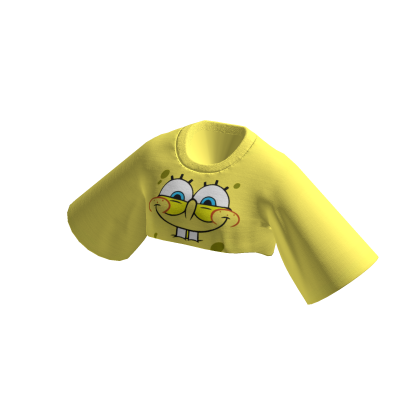 Crop Yellow Oversize Spongebob