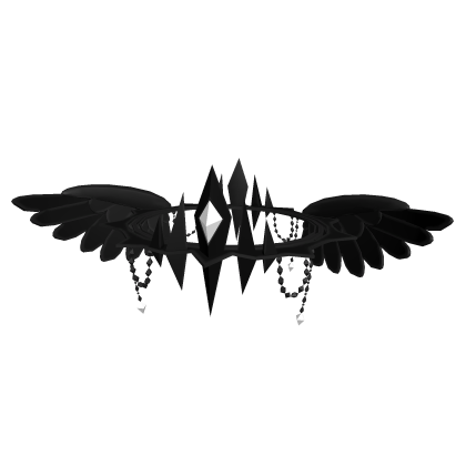 Black and White Fallen Angel Halo