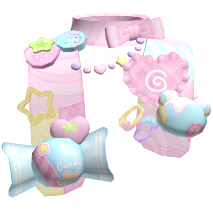 sweet harajuku colorful pastel candy scarf