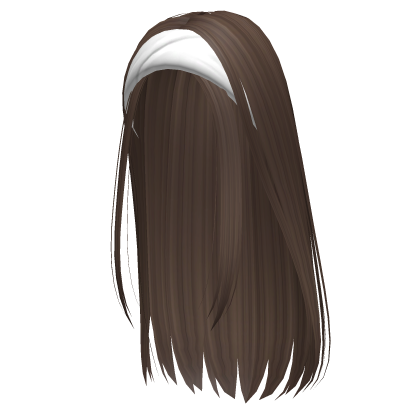 Preppy Trendy Headband Brown Hair