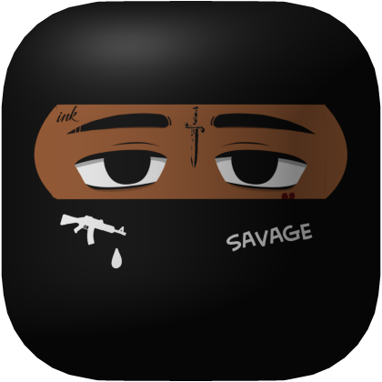 Gangster Skimask Face - Dark (V2)