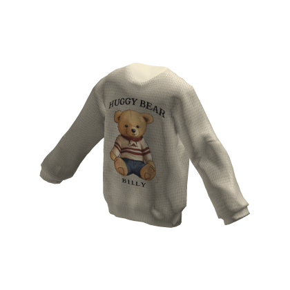 💖🧸 Cute Bear Sweater Cream Beige🧸💖