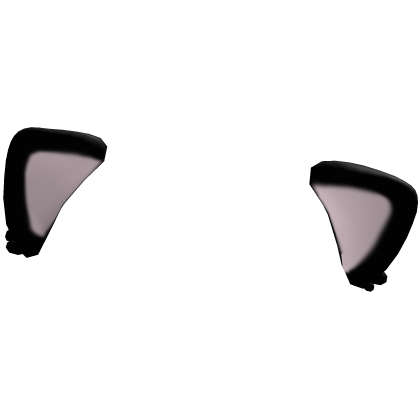𐔌♡ : curious black fluffy cat ears ?