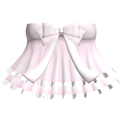 adorable doll dress with bow in pink