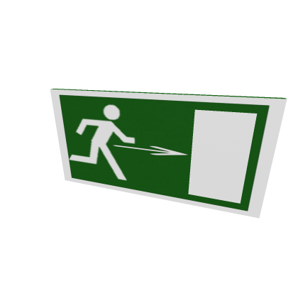 Backrooms Exit Sign