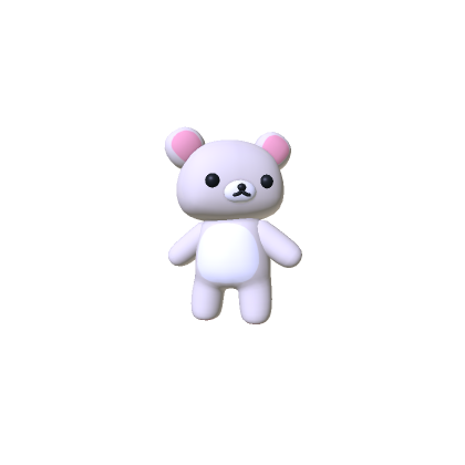 Mini White Kawaii Teddy Bear