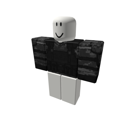 Military Black Digital Camo | Top