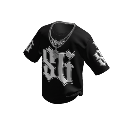 Black OS 86 Svddenly T-Shirt w/ Dollar Chain