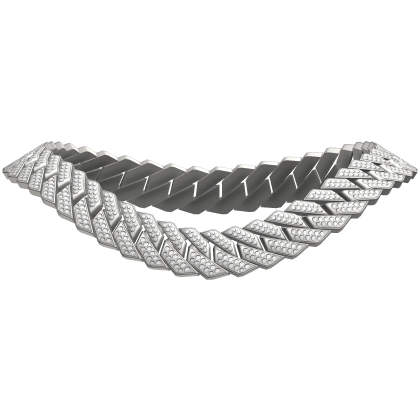 Iced Out Silver Chain (Boy)