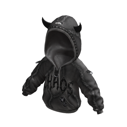 ETH Horned Hoodie Chaos Dark Grey