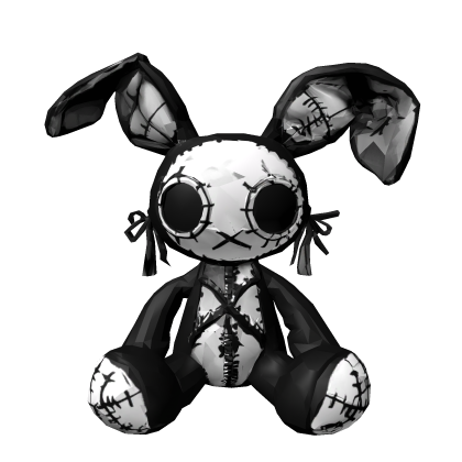 Black and White Phantom Bunny 𐙚 Backpack ๑.ᐟ