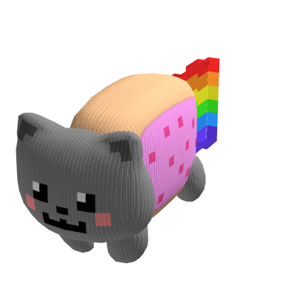 ♡ rainbow nyan plush (holdable)