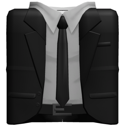 Black Coat with White Suit
