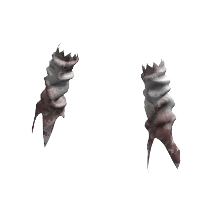 halloween bloody horror spooky arm warmers white 