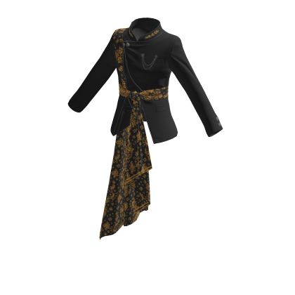 Modern batik jawa cewe