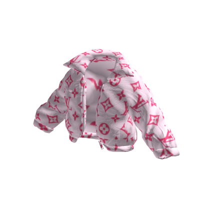 Pink Louis Vatton Jacket 