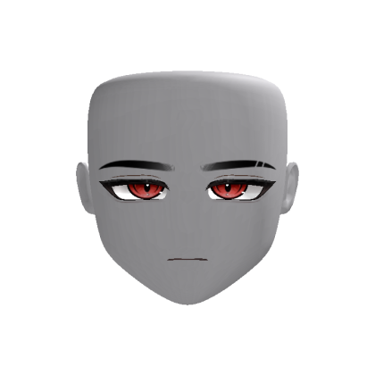 Bored Red Intimidating Anime Boy