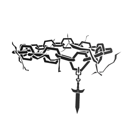 Cartoony Waist Chains White
