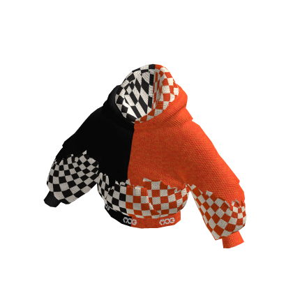 Hoodie Black Orange 
