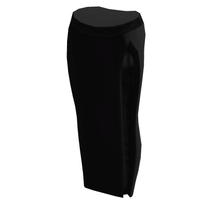 Side Split Maxi Skirt Black