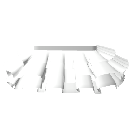 (White) Cute Ruffled Skirt