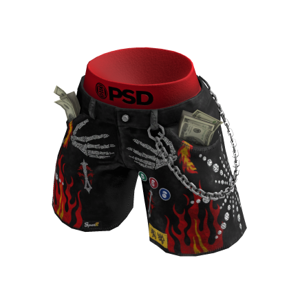 Flame - Money Short Pants