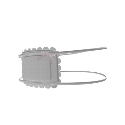୨୧: white ribbon eyepatch low / chibi