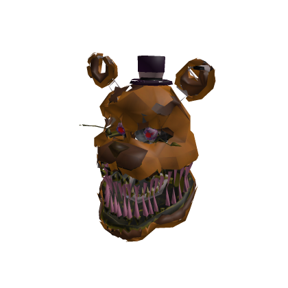 Nightmare Fredbear's Head