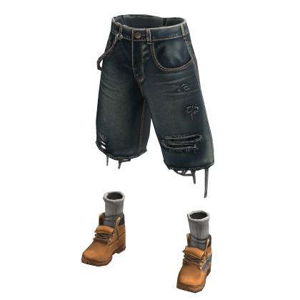 @ -  distressed shorts (aged)