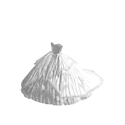 ♾️ White Royal princess gown