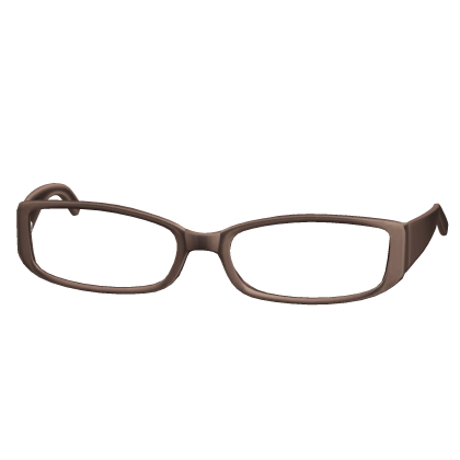 Cute Light Brown Nerdy Glasses