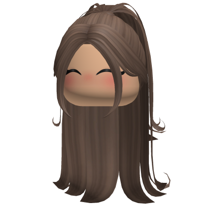 Long Baddie Layered Pony Girl Hair (Brown)