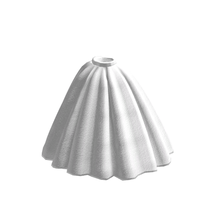 Floofy Long Skirt White