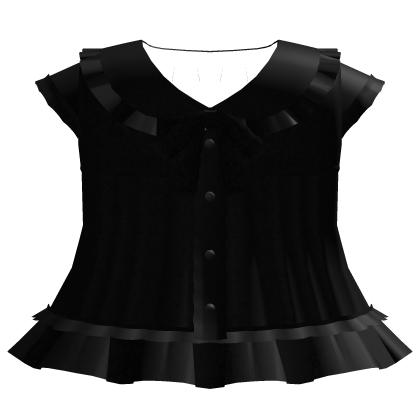 ⸸꒱ gothic lace doll dress in black