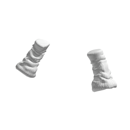 Bright Chunky Arm Warmers White