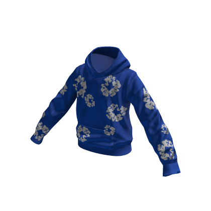 Fashion Denim Tears Hoodie (Blue)