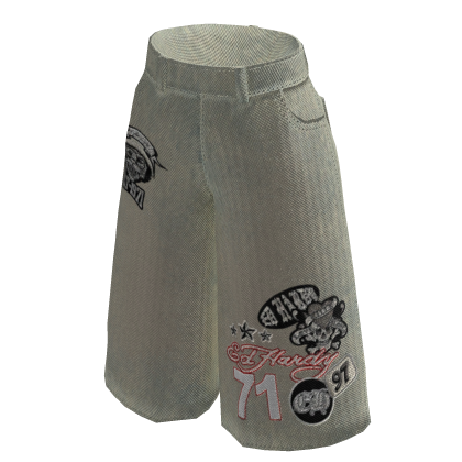 FS - Skull & Bones Vintage Jorts Pants