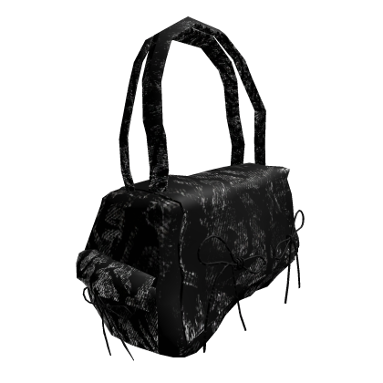 Black Duffle Bag w/ Bows V2