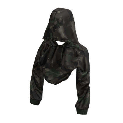 Camo Hanging Hooded Sweater