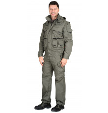 Костюм СИРИУС-ТИГР куртка, брюки (тк. Rodos 245) Оливковый