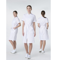 Халат женский Сансара-005 (тк.Смесовая,160) MedLine, белый