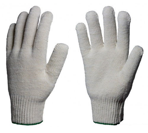 Перчатки х/б 10кл. ЛЮКС 42-44гр. 150текс, белые в Симферополе