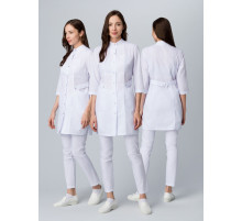 Халат женский MedLine Ева (тк.Смесовая,120), белый
