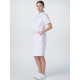 Халат женский Сансара-005 (тк.Смесовая,160) MedLine, белый в Евпатории