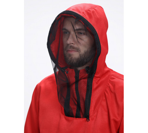 Костюм мужской Антигнус-1 (тк.Смесовая,240) брюки, красный/черный в Севастополе