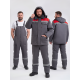 Костюм зимний Квайл-2 СОП  (тк.Смесовая,210) п/к, т.серый/красный в Севастополе