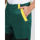 Костюм ProfLineBase-1 (тк.Твил,210) брюки, зеленый/черный/желтый в Ялте