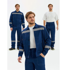 Костюм Лигор-1 СОП К. (тк.Смесовая,210) брюки, т.синий