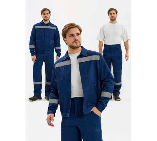 Костюм Лигор-1 СОП К. (тк.Смесовая,210) брюки, т.синий в Керчи