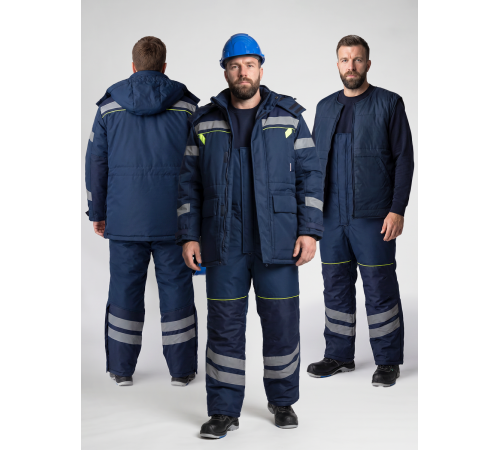 Костюм зимний ProfLineSpecialist (тк.Мембрана) п/к, т.синий в Евпатории